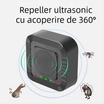 Repelent ultrasonic automat pentru rozătoare și păsări, aparat pentru uz casnic, model 826A, 5V, 4-24 kHz, 5W