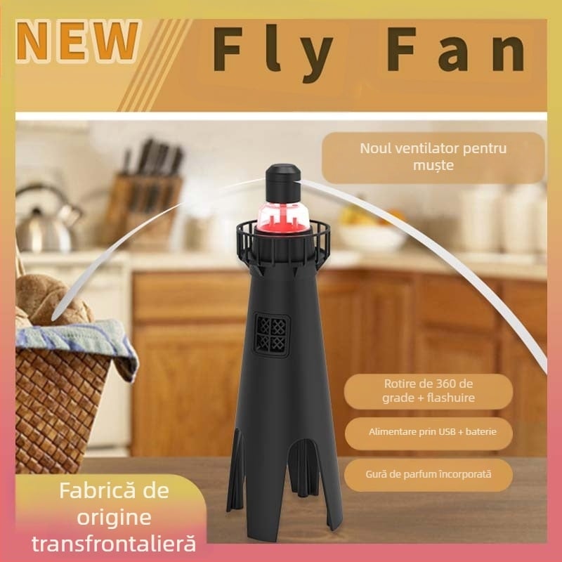 Repulsor insecte multifuncțional - încărcabil, carcasă ABS, model SJZ068, 5V 0.5W