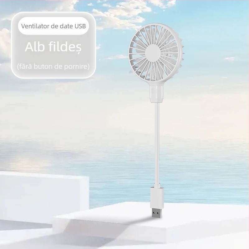 Ventilator mini USB, cu motor brushless, zgomot redus, cadou ideal
