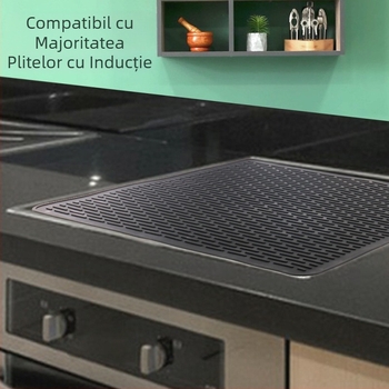 Taimei covoraș din silicon pentru blat, covoraș de drenaj multifuncțional pentru plite cu inducție, forme rotundă/pătrată/neobișnuită, origine Dongguan, lansat în 2024