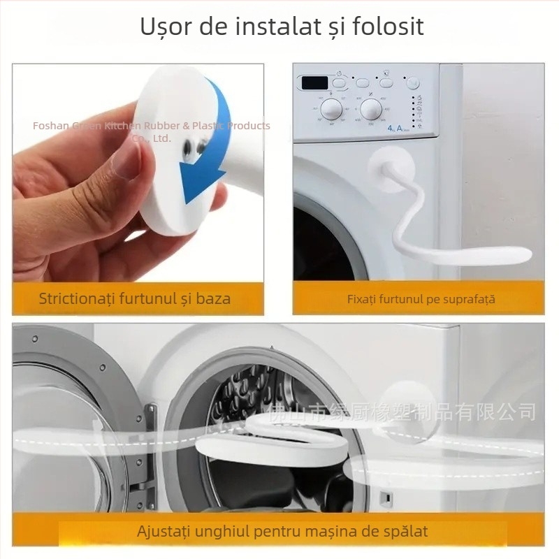 Suport din silicon pentru ușa mașinii de spălat, anti-mildew, model GR-WD-001, pentru uz casnic