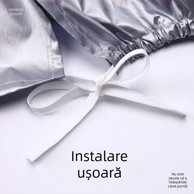 Capac exterior pentru unitatea de climatizare montată pe perete, protecție împotriva prafului și intemperiilor, protecție UV, compatibil cu 1,5–3 HP