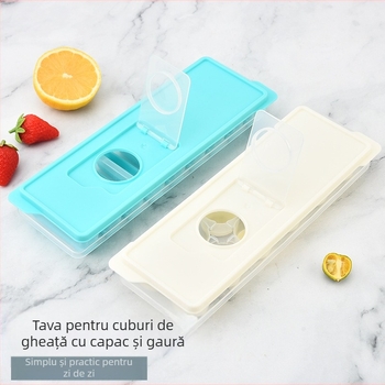 Tavă de cuburi de gheață din silicon pentru uz casnic — demoulding ușor, design modern, înghețare rapidă