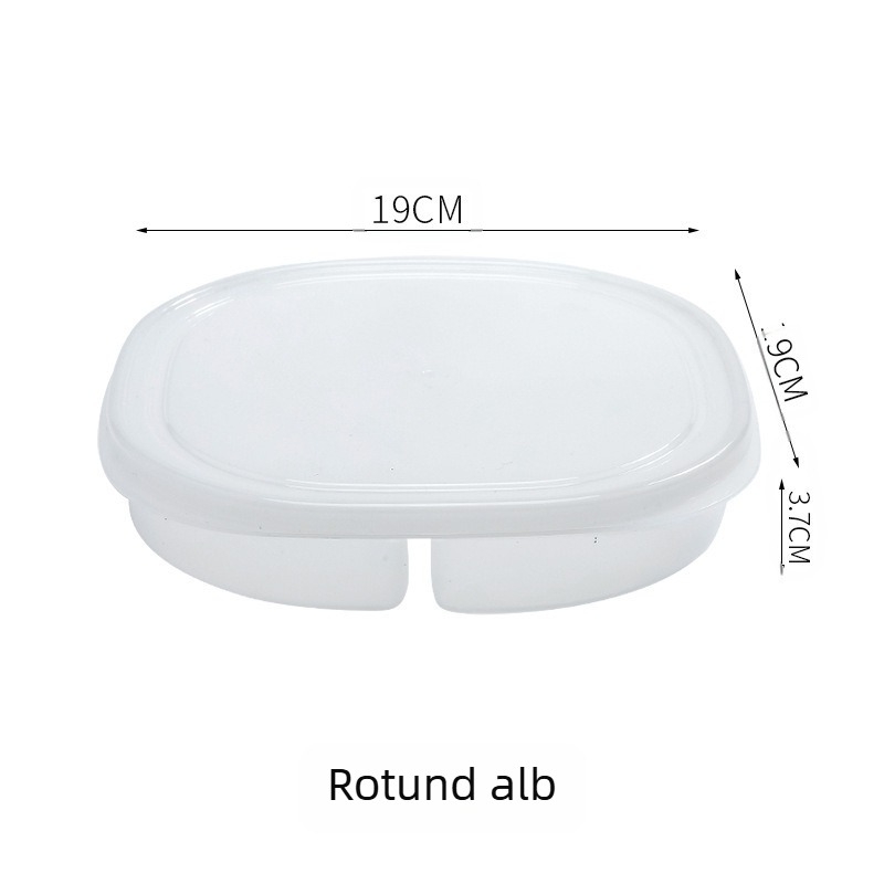 Cutie de depozitare a alimentelor din PP cu patru compartimente, pentru refrigerare, destinată restaurantelor și bucătăriilor