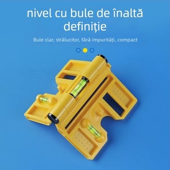 Nivelator multifunctional pentru coloane, țeavă verticală pliabilă și balustradă, unealtă de instalare din oțel de înaltă precizie (Level gauge)