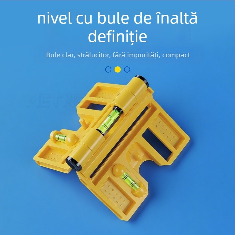 Nivelator multifunctional pentru coloane, țeavă verticală pliabilă și balustradă, unealtă de instalare din oțel de înaltă precizie (Level gauge)