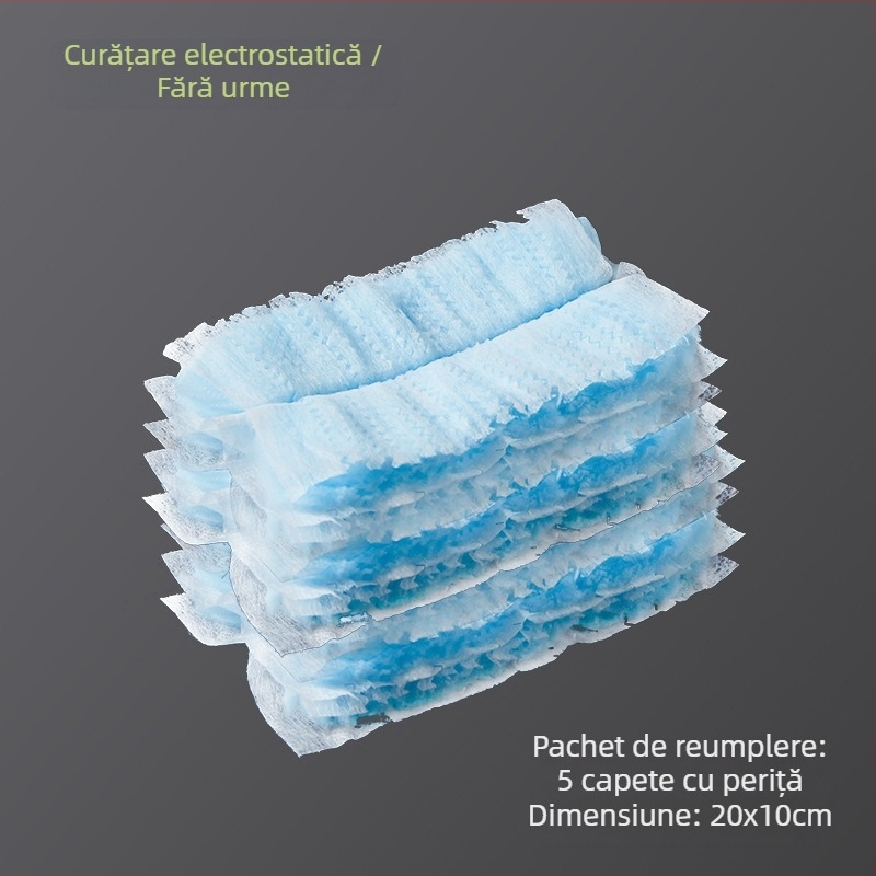 Red Zhe Perie electrostatică pentru praf — cap plat, PP + ABS + material nețesut, curățare în spațiile dintre componente auto