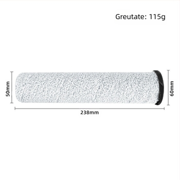 Perie principală și element de filtru pentru Roborock A10 robot de curățat podea (Ultra/E/Plus) – perie cu două role plușate, model A10, pentru 101–150 m², utilizare casnică.
