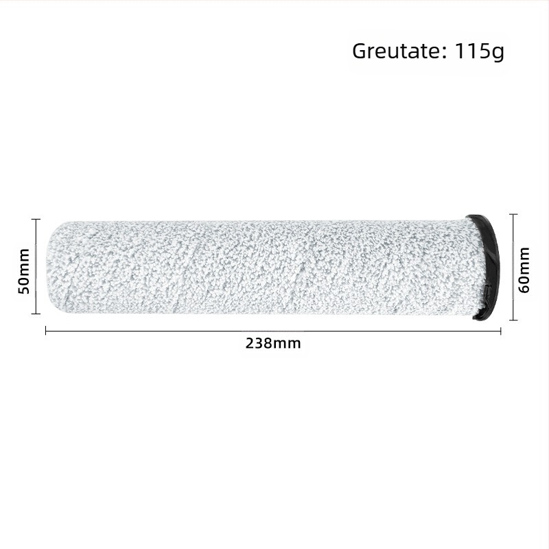 Perie principală și element de filtru pentru Roborock A10 robot de curățat podea (Ultra/E/Plus) – perie cu două role plușate, model A10, pentru 101–150 m², utilizare casnică.