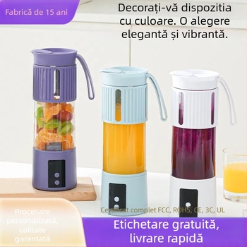 Cupă electrică pentru storcarea sucurilor, 20001–22000 rpm, cinci sau mai multe lame, capacitate 1001–1500 ml, baterie încorporată, 10W