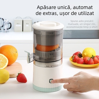 Storcător de suc portabil cu 18000 rpm, 150W, recipient din oțel inoxidabil, baterie detașabilă, capacitate până la 400 ml