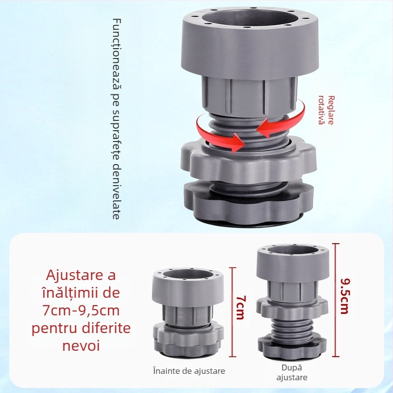 Covoraș pentru picioarele mașinii de spălat, antiderapant, din plastic, cu un singur strat, material nou, potrivit pentru utilizare în casă și hotel