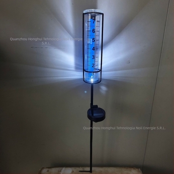 Pluviometru din plastic cu cupă de măsurare, scară de 7 inci, model B001, greutate 0,1 kg, pentru utilizare în exterior