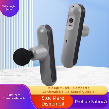 Mini masaj pentru fascie, pentru uz casnic; motor cu perii; până la a cincea treaptă sau mai mare; 4 capete de masaj; baterie încorporată; zgomot sub 36 dB