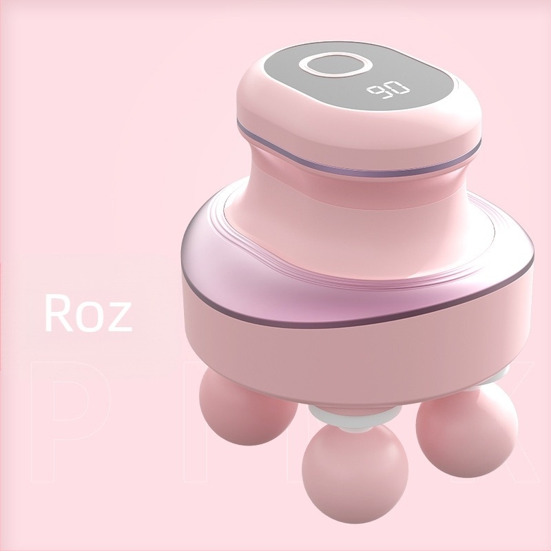 Masaj electric cu patru capete, motor fără perii, 5+ trepte, baterie încorporată 2000-4000 mAh, funcționare silențioasă