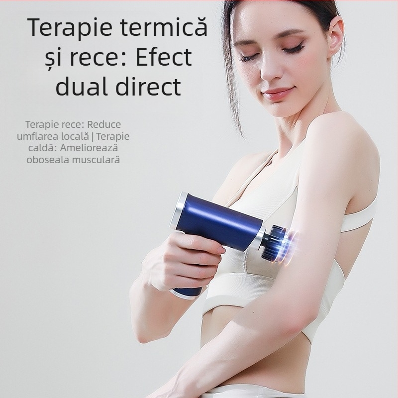 Masaj fascial – dispozitiv USB reîncărcabil, funcție de temporizare, control mecanic