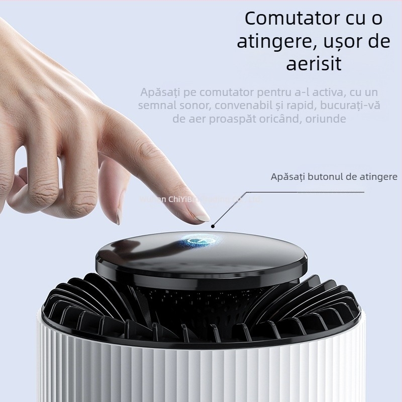 Purificator de aer pentru casă – Îndepărtarea formaldehidei, zgomot redus (<36 dB), 50 m³/h, acoperire 10 m², Filtru compozit