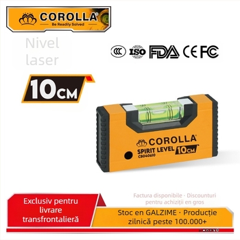 COROLLA Nivel Mini cu Magneți — Precizie Înaltă, Mai multe Specificații, Pentru Decor Acasă