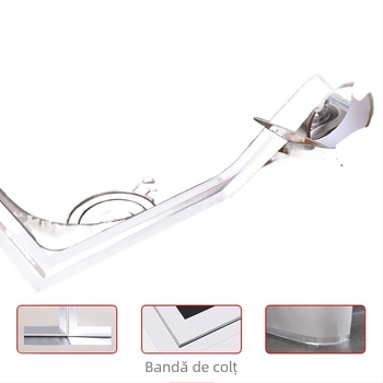 Bandă din folie de aluminiu pentru grătar — izolație îngroșată, etanșă, hârtie de folie de aluminiu pentru repararea oalei