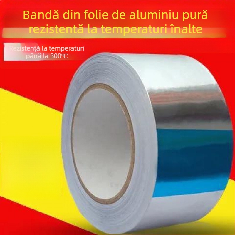 Bandă din folie de aluminiu pentru grătar — izolație îngroșată, etanșă, hârtie de folie de aluminiu pentru repararea oalei