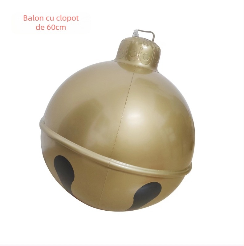 Balon de sărbătoare cu clopot pentru decor exterior, PVC, stil pastoral, producție semi-automatizată, greutate 0,35 kg