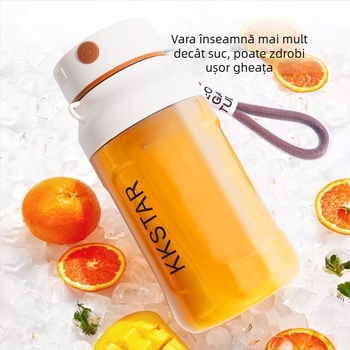 Storcător portabil de fructe – 5+ lame, baterie încorporată, 150W, viteză 12001-15000 rpm, recipient din plastic PC alimentar