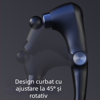 Aparat de masaj fascia cu motor cu peri; design pliabil; eliberare caldă/rece; 6+ capete de masaj; baterie încorporată 1200–2000 mAh, autonomie 1–3 h