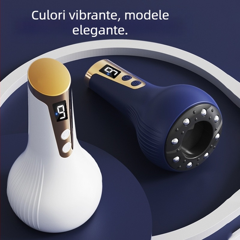Dispozitiv de cupping cu vid, alimentare USB, model A700, masaj pentru meridiane, temperatură reglabilă 30–60°C, 9 trepte, corp ABS
