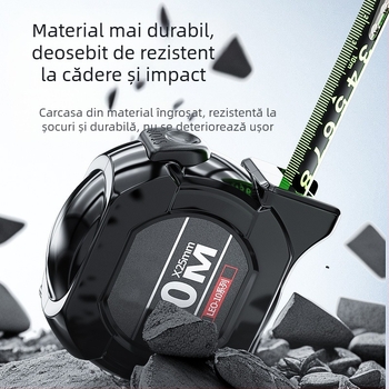 Ruletă din oțel cu blocare automată, rezistentă la uzură, anti-cadere, fluorescentă