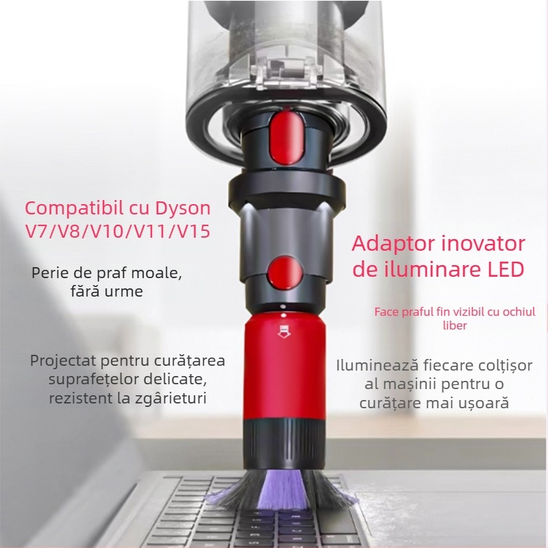 Accesoriu pentru aspirator Dyson – perie moale de îndepărtare a prafului PF34, interior, 51–100 m², 50 W, 220 V