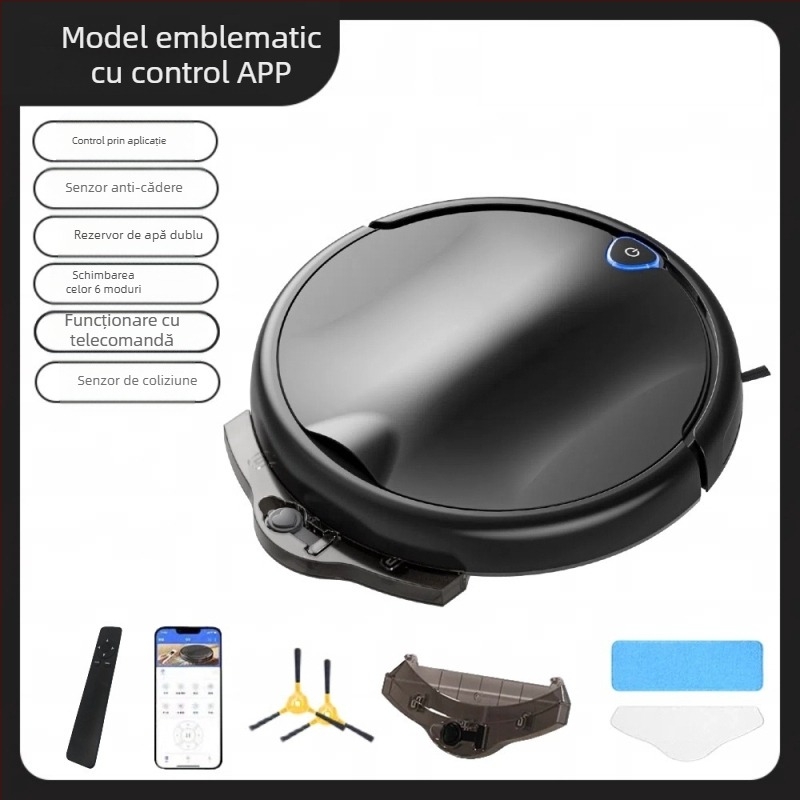 XM32 robot de curățare cu mop – telecomandă, 7.4V/15W, aspirație 2000–2999 Pa, acoperire 90–120 m², măturare, aspirare și mop într-un singur dispozitiv