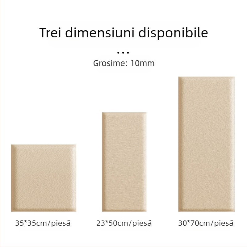 Autocolant decorativ pentru perete din spumă XPE, rezistent la apă, umiditate și ulei; model cu aspect unitar; 1 bucată; stil modern minimalist cu textură 3D; potrivit pentru sufragerie, dormitor și birou