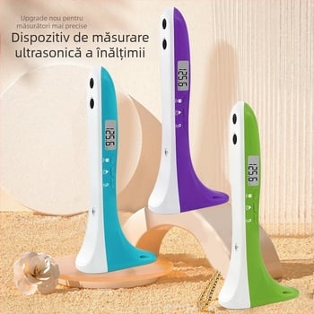 Instrument de măsurare a înălțimii – dispozitiv portabil ultrasonic pentru înălțime și greutate, interval 30–200 cm, model SG01, CABRY, alimentare cu baterii uscate