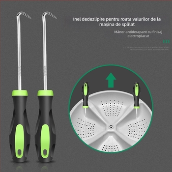 Unealtă de demontare pentru mașina de spălat — tambur interior/pulsator, oțel carbon, cheie cu soclu