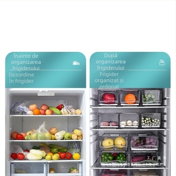 Cutie de depozitare pentru frigider cu sertar – Material: floare de mătase; Importat; Brand: Altul; Fără logo; Stil: General