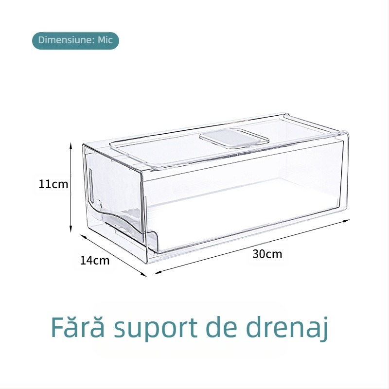 Cutie de depozitare pentru frigider cu sertar – Material: floare de mătase; Importat; Brand: Altul; Fără logo; Stil: General