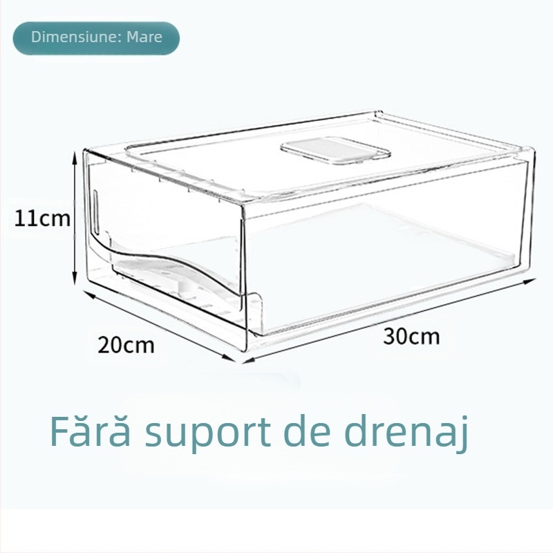 Cutie de depozitare pentru frigider cu sertar – Material: floare de mătase; Importat; Brand: Altul; Fără logo; Stil: General