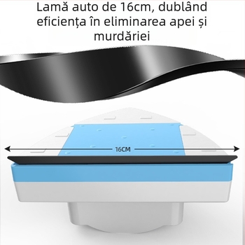 Unealtă dublă pentru curățarea geamurilor (plastic, uz casnic, manual)