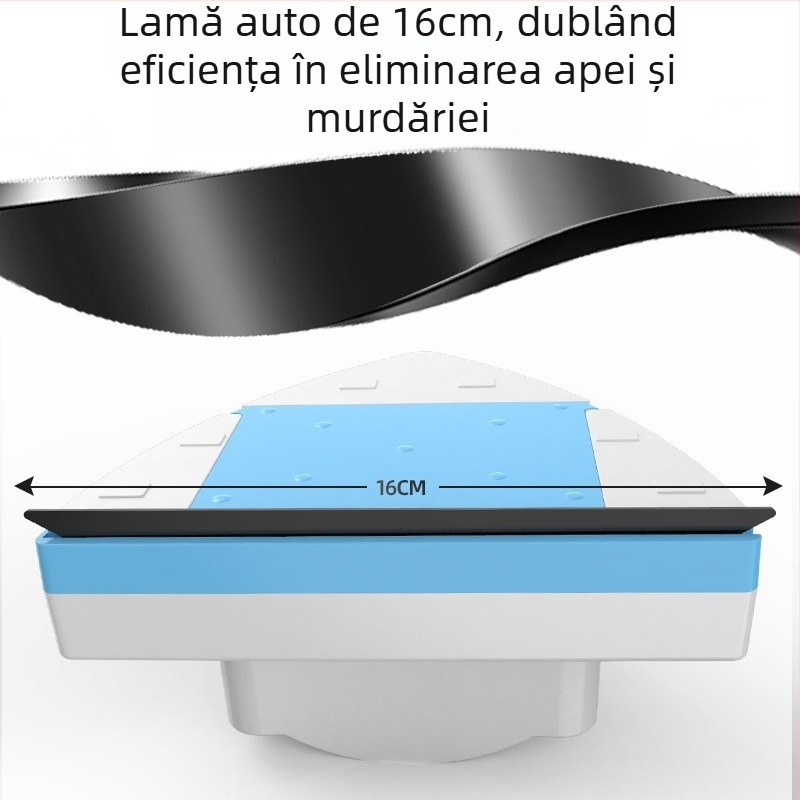 Unealtă dublă pentru curățarea geamurilor (plastic, uz casnic, manual)