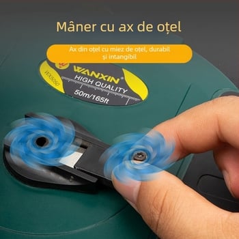 Bandă de măsurat din fibre, carcasă disc, tip industrial, 10/20/30/50 m