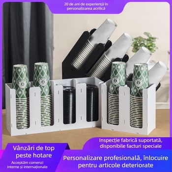 Locomotive ABS suport pentru pahare — detașabil, fără găuri, stil modern simplu, 0,3 kg