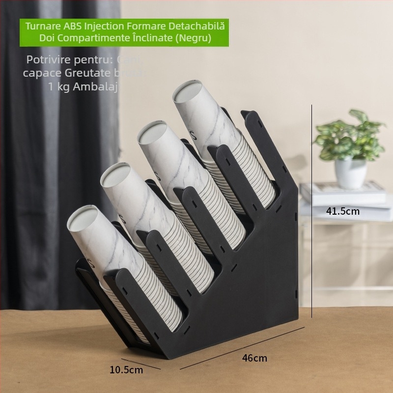 Locomotive ABS suport pentru pahare — detașabil, fără găuri, stil modern simplu, 0,3 kg