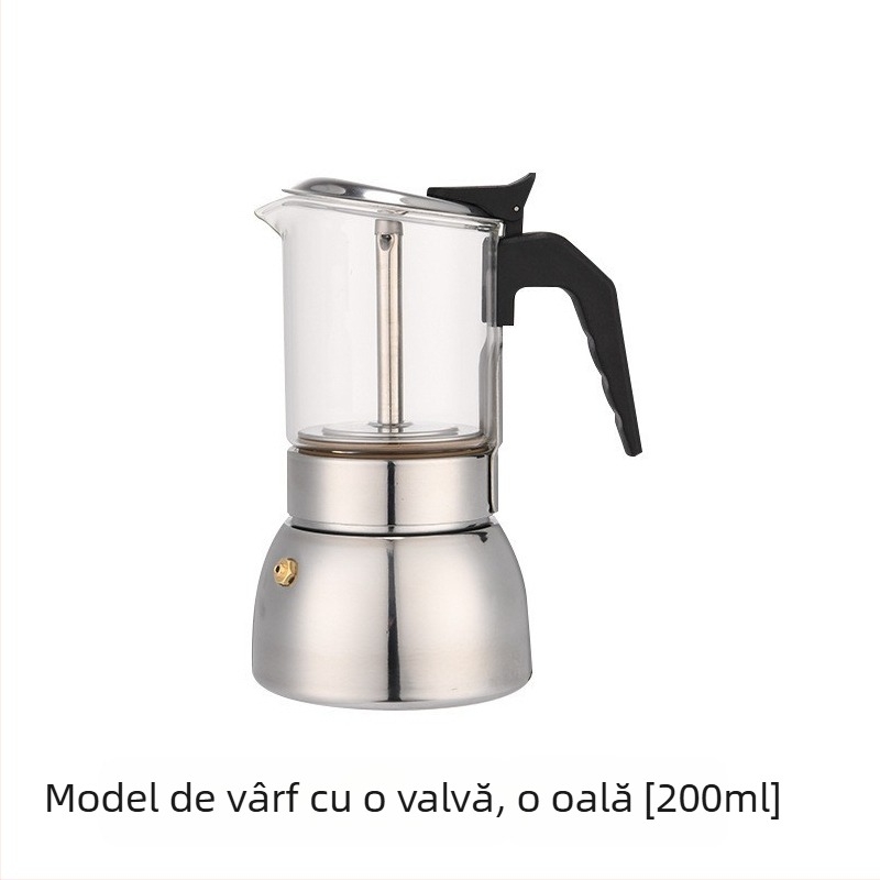 Moka italiană cu dublă valvă • Material PP • Funcție: Altele • Fără personalizare • Fără logo