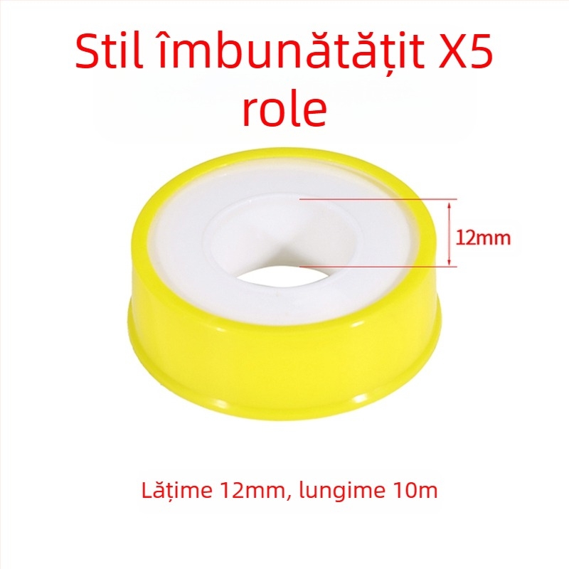 Bandă de etanșare din polietilenă pentru robinet de gaz și fitinguri de conducte – impermeabilă, îngroșată și extinsă