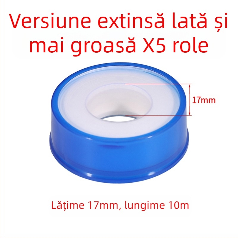 Bandă de etanșare din polietilenă pentru robinet de gaz și fitinguri de conducte – impermeabilă, îngroșată și extinsă