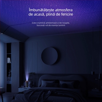 Umidificator auto cu lumină ambientală, model CM-5S, alimentare USB, rezervor de până la 0,5 L, 1 ieșire de ceață, potrivit pentru spații până la 10 m²