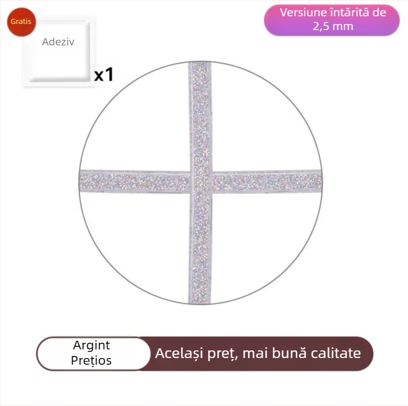 Sticker de perete autocolant din PVC pentru bucătărie și baie – anti-mucegai, impermeabil, bandă decorativă pentru rosturi
