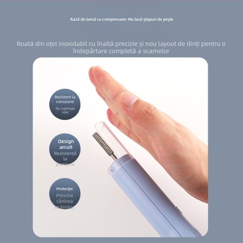 Îndepărtător electric de solzi de pește pentru bucătărie, automat, multifuncțional, ABS + oțel inox, lansare 2023, imprimare logo disponibil