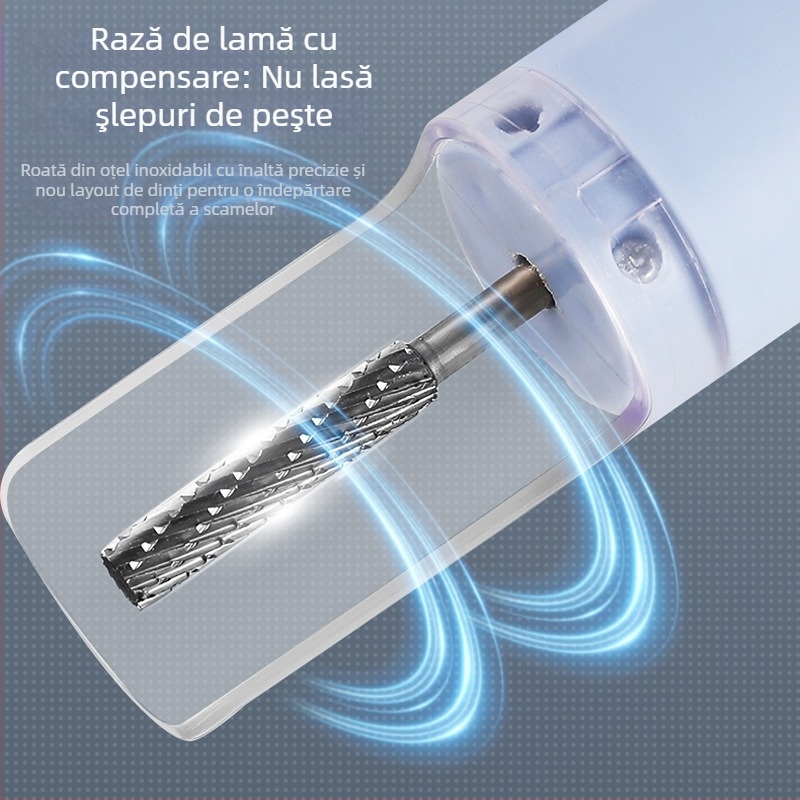 Îndepărtător electric de solzi de pește pentru bucătărie, automat, multifuncțional, ABS + oțel inox, lansare 2023, imprimare logo disponibil