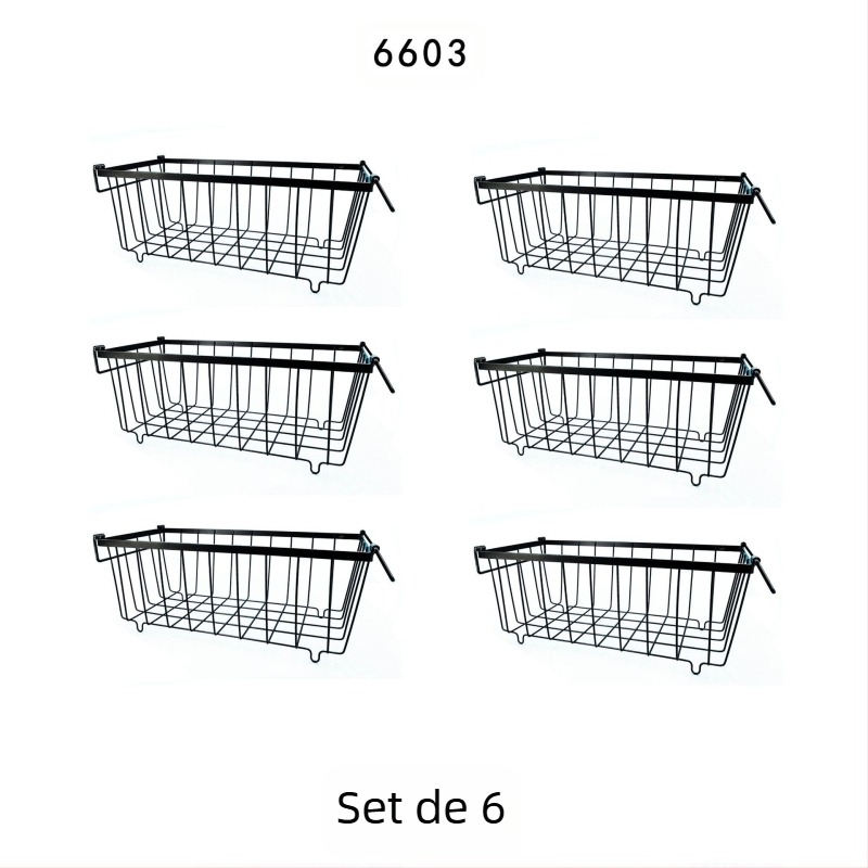 Coș de depozitare pentru congelator – coș metalic pentru bucătărie și frigider, organizare spațiu, design modern minimalist, fără asamblare